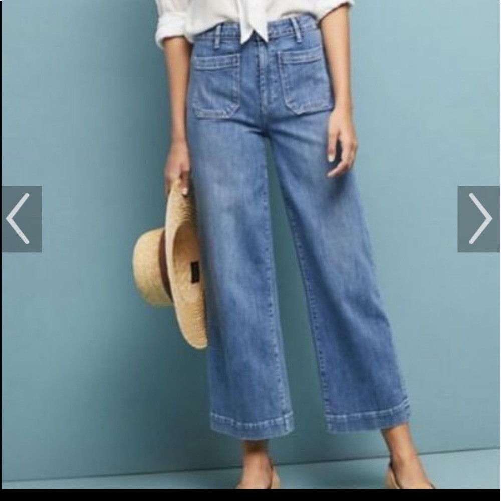 Paige Nellie Culottes jeans.